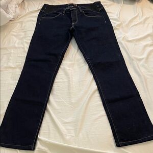 PAIGE Maternity Dark Indigo Stretch Jeans Size 27